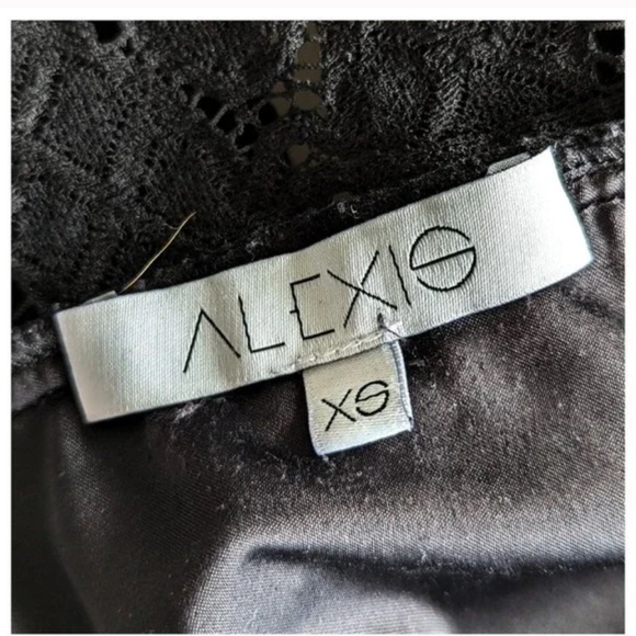 NEW! Alexis Black Lace Overlay Romper Playsuit Jumpsuit Dress XS… - Picture 6 of 6